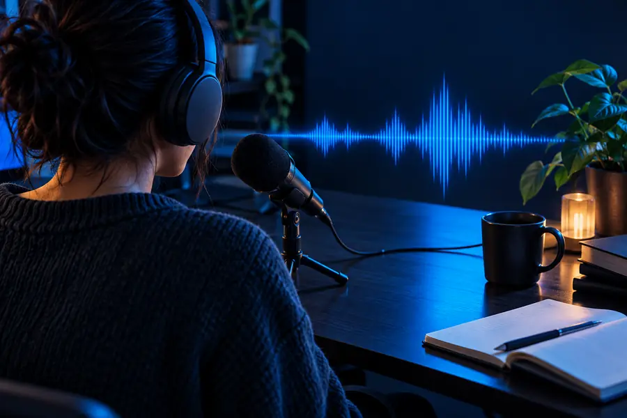 Interface illustration for starting an F5 TTS voice task