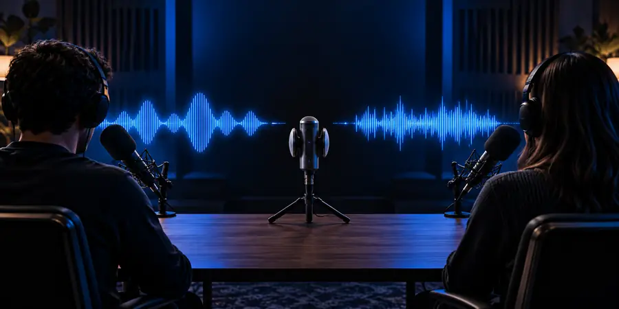 Reviewed output from a side-by-side voice model test